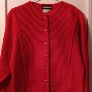 Pre Owned Women’s Red Potomac Collection Dress Sweater (M)